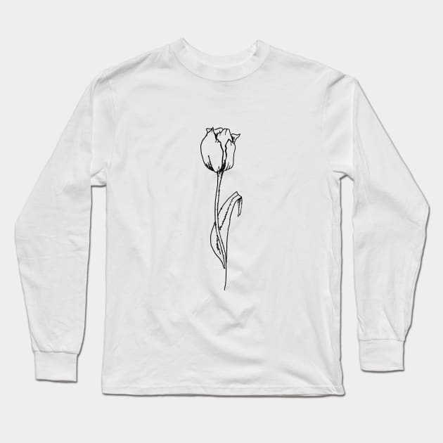 Roses Long Sleeve T-Shirt by Enami